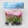 Set of plants of artificial aquarium on a stand under stone (size 1 pc 10x2.5x1.5 cm)