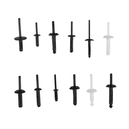 Clips and fasteners, 12 species, set 235 pcs-1