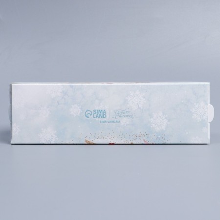 Box for Makarun "Blizzard" 18 x 5.5 x 5.5 cm, New Year-3