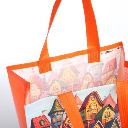 Bag Car Car, 23*12*25, Department without lightning, orange-2