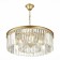 Suspended chandelier ST LUCE. SL1624.203.08. Ercolano. 6x40 W, E14, 55x55x18 cm, Shampan