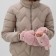 Mittens teenage minku bun 24 cm pink color