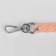 A chain for a bag, plastic, with carbines, 23 × 17 mm, 68 cm, apricot/silver color