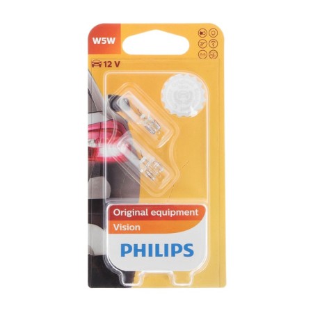 Hageline lamp Philips, W5W, W2.1x9.5D, 12 V, 2.1 W, set 2 pcs 12961b2