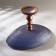 Serving dish for fruits Inspiration, D = 30 cm, on the leg, purple color