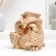 Piggne "Scientific Owl" ivory, 18x16x18cm