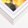 Photo frame plastic 15x20 cm (881S) White with silver (plastic screen)