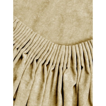 Set of curtains "Canvas", size 200x250 cm, 2 pcs, color light-beige-2