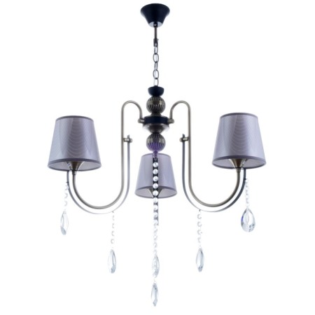 Chandelier NH5270/3 AB+BK bronze/black 3x40W E27 64x61x85cm