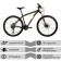 Bicycle 27.5 "Stinger Graphite Pro, Black Color, p. 16"