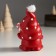 Polystone souvenir "Santa Claus in a red cap in white peas, with a candy" 6x6.5x10 cm
