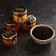 Gift set "February 23": Cream-Majest 5 pcs. x 30 g, black tea 50 g.