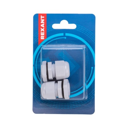 Cable input PG-11 (5-10mm) gray, kit (2 pcs/union) rexant-4