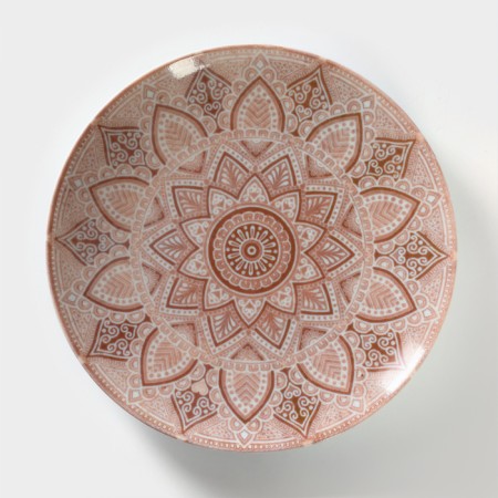 Porcelain plate "Babylon. Coffee ", d = 24 cm