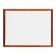 Magnetic marker board 45x60 cm, calligrata, in a wooden frame (dark stain)