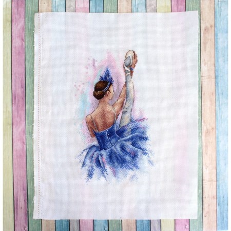 Embroidery on the canvas "Grace"-1