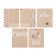 Notebook 18 sheets in the cage on the paper clip "Pearls", mix