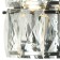 Lamp wall crystal avenue 2xe14 40w, size 25x13.5x24 cm, chromium color
