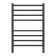 Terminus towel -sprayer "Vatican" P8, 500x800 mm, dimmer, black matte