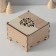 New Year's box combined "leaf" 10.5x10x7 cm