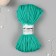 Knitted polypropylene 4 mm green cord 50m