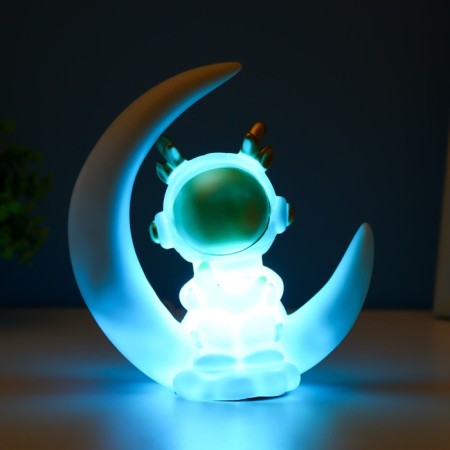 Spinker "Losyash astronaut" Led usb white 18x17x7cm Risalux-8