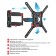 ARM Media Cobra-40 Black 22 22 "-65" Max.35kg Nastenny rotary 102951 TV