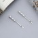 Invisible hair "Vivien" (set 2 pcs) stones radiance, 5 cm, color mix