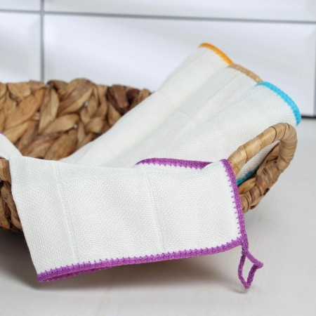 Microfiber napkin made of bamboo Dolyan "Lux", color mix-8