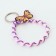 Key keychain children's cord "The brightest" 15 x 6 cm