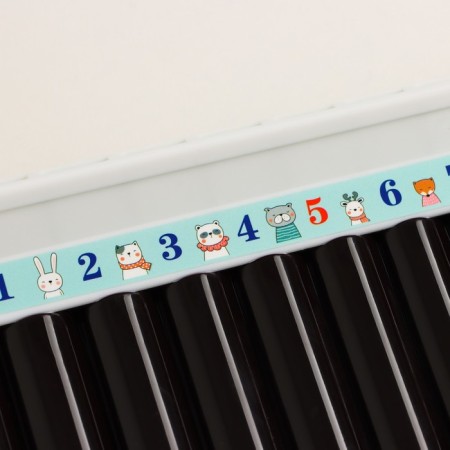 Music Life 18 tubes, black, C, 26 x 25 cm-2