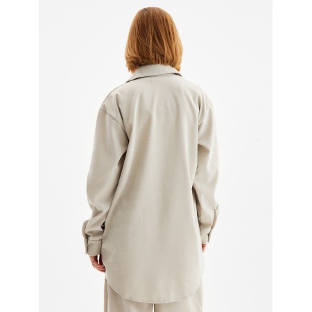 Women's shirt (1), minku, gray-beige color, rn 50-3