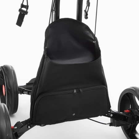 Tail for transporting bags for golf PGM, folding, aluminum, black-4