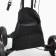 Tail for transporting bags for golf PGM, folding, aluminum, black
