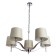 Soprano chandelier, 5x40W E14, chrome
