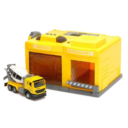 Parking "Stroystaya" with a machine and a walkie -talkie, light and sound effects, mix-6