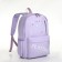 Youth backpack from textiles, 4 pockets, lilac color