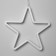 LED figure "Star" 28 cm, plastic, 220 V, glow of white