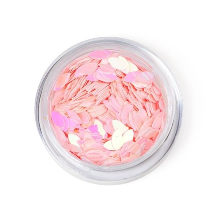 Sequins for decor TNL "petal", peach