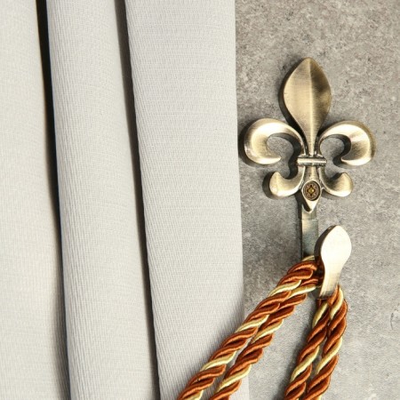 Single -rod hook for curtains Cappio KC112, bronze color, 2 pcs-1