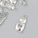 Decor for creativity Metal "Matryoshka" silver 2.7x1.1 cm