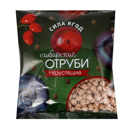 Siberian bran "Berry Power", crispy, 100 g-4