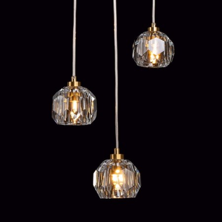 Lamp "Chrys", size 30x150x30 cm, G9-5