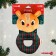 Toy - New Year's ratio on the ring of "Olenenka", gift packaging, crumb I