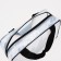 Cosmetic bag with lightning, white/black color