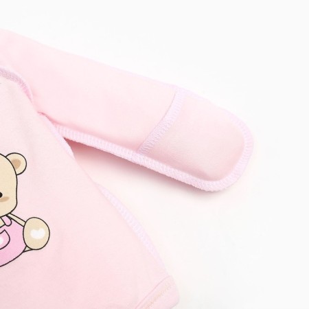A set for a girl (3 subjects), pink/bear, height 62 cm-2
