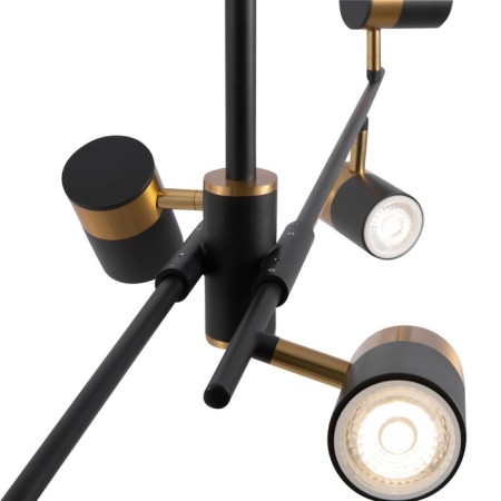 Suspended lamp 35W, 6xgu10, 72.5x96.5 cm, black-3