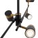 Suspended lamp 35W, 6xgu10, 72.5x96.5 cm, black