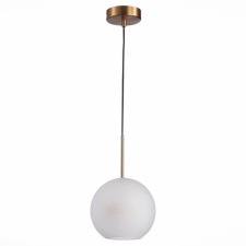 Светильник подвесной St Luce. SL1133.533.01. Bopone. 1х40 Вт, E27, 20х20 см, цвет латунь