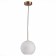 Suspension lamp ST LUCE. SL1133.533.01. Bopone. 1x40 watts, E27, 20x20 cm, brass color